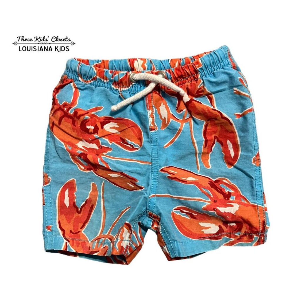 Baby Boden 12-18m Lobster Swim Trunks Shorts